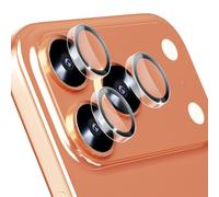 KEKBOXQ 3×2 Pack Pellicola Fotocamera per iPhone 17 Pro, 9H Vetro Temperato, Antigraffio, HD Chiaro,Camera Protection Cover,Protezione fotocamera iphone per 17 ProMax accessori copri,trasparente