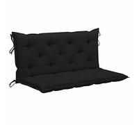 Keketa Cuscino per altalena Hollywood, cuscino per panca da giardino, cuscino per panchina, cuscino per sedia a dondolo da giardino, 150 cm, in tessuto antracite