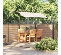 Keketa Gazebo Pergola da Sole Esterna Patio Ombra Gazebo Giardino Tela Materiale Impermeabile e Ombreggiante 3mx2.5m