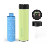 KEKHEALTH Porta Insulina Termico da Viaggio, Borsa Termica Medicinali Approvata TSA con Termometro Meccanico & Biogel Ice Pack - Borsa Termica per Farmaci e Porta Medicine da Viaggio