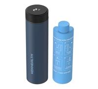 KEKHEALTH Tazza Refrigerata per Insulina con Visualizzazione Della Temperatura, Borsa Termica per Insulina 1-3 Penne, Borsa Termica Medicinali, Kit Diabetici con Impacchi di Ghiaccio(Blu Navy)