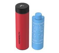 KEKHEALTH Tazza Refrigerata per Insulina con Visualizzazione Della Temperatura, Borsa Termica per Insulina 3 Penne, Borsa Termica Medicinali, Kit Diabetici(Rosso di Salvataggio)