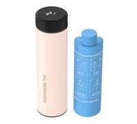 KEKHEALTH Tazza Refrigerata per Insulina con Visualizzazione Della Temperatura, Borsa Termica per Insulina 1-3 Penne, Borsa Termica Medicinali, Kit Diabetici con Impacchi di Ghiaccio(Rosa di Quarzo)