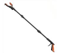 Kekoy 82cm Pinza telescopica Pieghevole con Faro, Raccoglitore di immondizia,Prolunga del Braccio con Struttura in Alluminio,Testa Rotante a 90 Gradi, mascella Antiscivolo