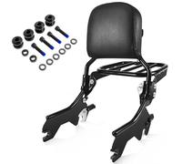 kekykm Softail Holdfast Sissy Bar Verticale Per Harley Softail Deluxe Street Bob Heritage Classic Softail Slim FLDE FLHC FLHCS FLSL FXST FXBB FXBBS Portapacchi Sport 2018-2025