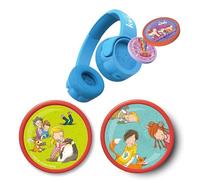 Kekz Set di accessori per biscotti blu con gioco d'udito Cookie Crew & Wunderkekz, Amazon esclusivo con 2 chip audio "La scuola degli animali magici", cuffie per bambini, cuffie da viaggio per i