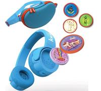 Kekz Set di accessori premium blu: Amazon esclusivo - con chicco di biscotti blu, Cookie Crew gioco d'udito, Wunderkekz + 3 chip audio extra (cuffie per bambini, cuffie da viaggio per viaggi e casa