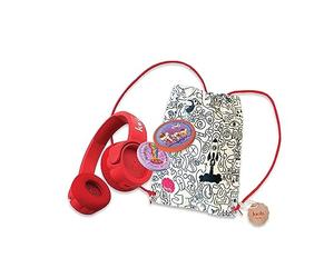 Kekz Starter set Premium rosso: cuffia per biscotti con gioco d'udito Cookie Crew & Wunderkekz, esclusivo su Amazon con sacchetto di raccolta cuffie per bambini, cuffie da viaggio per viaggiare