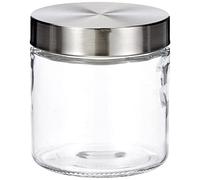 Kela 17870 Bera Confezione ermetica Vetro/Acciaio Inox Trasparente/Argento 11 x 11 x 12 cm 0,8 L