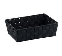 Kela 23021 - Cestino Alvaro, 29,5 x 20,5 x 8,5 cm, in plastica, 29,5 x 20,5 x 8,5 cm, Colore: Nero