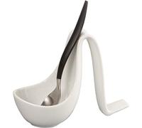 kela 351748 Cucchiaio ripiano, Acciaio Inossidabile, Bianco, 20 x 10 x 10 cm