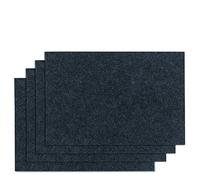 kela Alia 12325 - Set da Tavolo 4 Pezzi, in Feltro, 45 x 30 x 0,4 cm, Colore: Beige