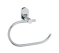 kela Anello portasciugamani adesivo18,5 cm, montaggio a parete, portasciugamani senza fori, portasciugamani, LUCIDO, acciaio inox lucido