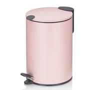 Kela Cestino per Cosmetici Mats 3 Litri Silent Close, Metal, Pink, 3l