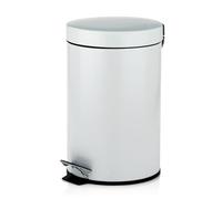 Kela Secchio cosmetico Monaco 3 Litri, Metal, White, One Size