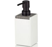 Kela Cube dispenser di sapone liquido 300 ml bianco-grigio 23694