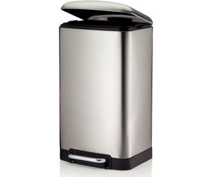 Kela Davino secchio della spazzatura 30 l acciaio-nero 10903