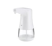 kela Dispenser di sapone e disinfettante Sensor 360 ml AURIE COMFORT, dispenser di sapone automatico, 2 livelli, disinfettante liquido, plastica, bianco