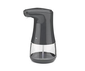 kela Dispenser di sapone e disinfettante Sensor 360 ml AURIE COMFORT, dispenser di sapone automatico, 2 livelli, disinfettante liquido, plastica, grigio