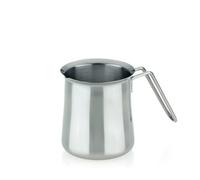 Kela "Herta Bicchiere per Latte in Acciaio Inox, Colore: Argento, 350 ml