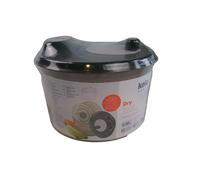 Kela Insalata Girevole con Coperchio 12099 23 CM Asciugare Girevole,Plastica