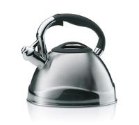 kela Kettle a induzione3 L, bollitore in acciaio inossidabile, per tutti i tipi di fornelli, con apertura sicura del coperchio tramite pulsante, VARUS, bollitore lucido