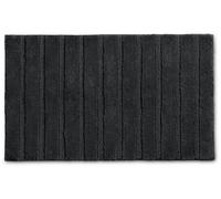 Kela Megan tappetino da bagno 80x50 cm rettangolare nero 24713