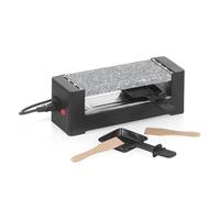 kela Mini Raclette con piastra in granito, Raclette per 2 persone TOMÜL, acciaio con rivestimento antiaderente, pietra calda, 400 Watt, Raclette per 1 persona