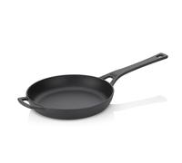 kela Padella in ghisa 28 cm CALIDO, padella a induzione, smaltata, padella a induzione, resistente al calore fino a 300 °C, nera