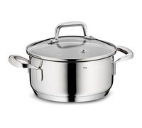 kela Pentola da 20 cm FLAVORIA, pentola a induzione da 2,4 L, coperchio in vetro con valvola di sfiato del vapore, scala interna, pentola piccola, senza rivestimento