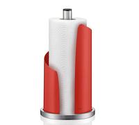 kela Stella, porta rotolo da cucina, per rotoli spessi, porta carta da cucina, altezza 32 cm, acciaio inox/metallo rosso