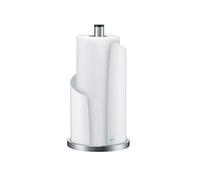 kela 11201, Portarotolo per Carta da Cucina, Diametro di 15 cm, Acciaio Inox/Metallo, Stella, Bianco