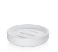 kela Portasapone SANA - bianco, portasapone in ceramica per bagno e doccia, elegante Soap Dish per sapone