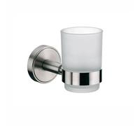 Kela 21580 - Supporto Bicchiere da Montare alla Parete, Serie Marbea, in Acciaio Inox Opaco