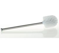 Kela 18965 - Spazzolone per WC Pulcro con Asta in Acciaio Inox e Spazzola di Ricambio, 8,5 x 35,5 cm