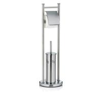 kela Set WC Swing in Acciaio Inox in Argento, Metallo, 22 x 22 x 77.5 cm