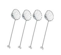 Kela 77924, Set di 4 colini per fonduta, 4 Pezzi, Acciaio Inox 18/10, Tamis, Stainless Steel, Argento, 1 - Confezione, 4 unità