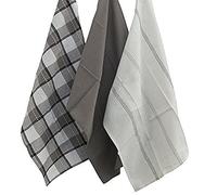 kela Set di Strofinacci, Cotton, Grigio, 20x10x5 cm