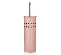 kela Set WC Leo - Rose, scopino WC con supporto, elegante accessorio da bagno in acciaio inox e plastica