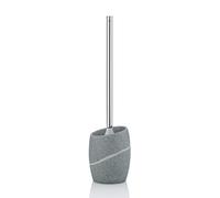 Kela Spazzolino WC Talus, Diametro 11 cm, poliresina, Grigio, Effetto Pietra Naturale, 20258