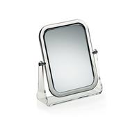 kela Specchio cosmeticocon ingrandimento FIONA 12,5 x 17 cm, 1/3 volte, specchio da appoggio, acrilico, specchio cosmetico, specchio da barba rettangolare