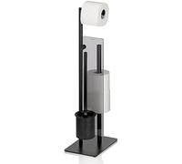 Kela Style scopino wc con manico appoggiato nero KE-22499