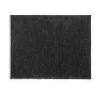 kela Tappetino da bagno antiscivolo 55 x 65 x 1,5 cm, modello Maja, grigio scuro, lavabile, in poliestere riciclato, morbido tappetino da bagno