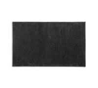 kela Tappetino da bagno antiscivolo 60 x 100 x 1,5 cm, modello Maja, grigio scuro, lavabile, in poliestere riciclato, morbido tappetino da bagno
