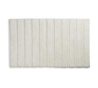 kela Tappetino da bagno Megan, 80 cm x 50 cm, 100% cotone, bianco off, antiscivolo, lavabile fino a 30 °C, adatto per riscaldamento a pavimento, 23581