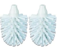 kela Testina per WC LA BROSSE ORIGINAL, testina di ricambio per spazzola per WC, testina per WC in plastica PET, bianca (Confezione da 2)