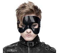 keland Maschera Osimhen Napoli Calcio Maschera Veneziana per Halloween/Ballo in maschera/Carnevale/Pallacanestro (Nero-002)