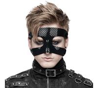 keland Maschera Osimhen per Napoli Calcio Maschera Halloween Adulto Costume the Mask (Nero-003)