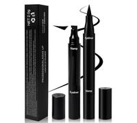 KELAV Eyeliner Nero Waterproof 2 Pezzi, Eyeliner Waterproof, Matita Nera Occhi, Lunga Durata, Risultato Immediato, Timbri per Impermeabili Semplice Strumento di Trucco per Occhi di Gatto