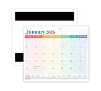 KELAV Lavagna Calendario Magnetico Frigorifero 2026-2027, 30 x 25.4cm Planner Mensile Magnetico, 18 Mesi da Gennaio Gennaio 2026 a Giugno 2027, Organizza la Tua Vita